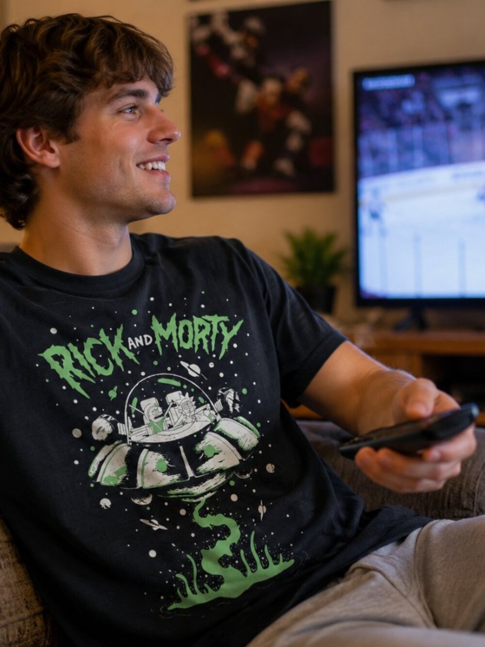 Mens  Rick and Morty TShirt (XL)